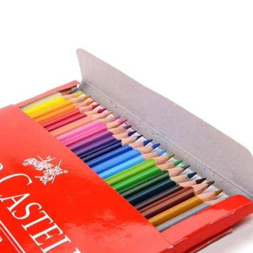 مداد رنگی  فابر کاستل 24 رنگ مدل Classic مخصوص طراحی و نقاشی 