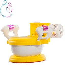 توالت فرنگی موزیکال سامیا تویز samya toys رنگ زرد