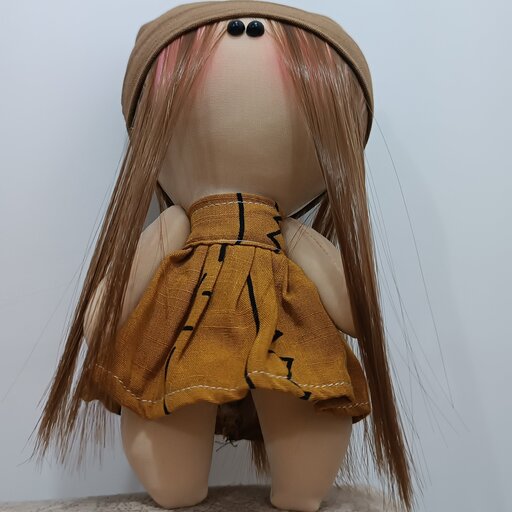 عروسک‌ روسی زیبا قد 20 سانت جنس لباس نخی، پر شده از الیاف بدون حساسیت مناسب هدیه دادن به عزیزانتون