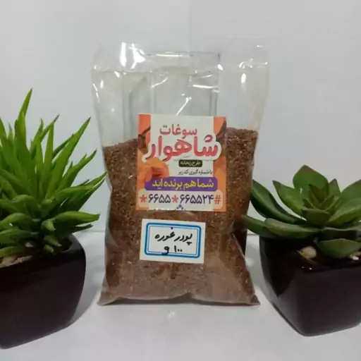 پودر غوره 100 گرمی تمیز شده با کیفیت خونگی و عطر و طعم واقعی غوره