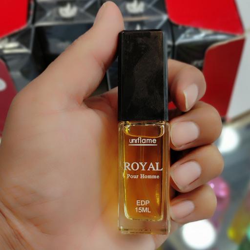 ادکلن جیبی رویال پور هوم مدل یونی فیلم Royal Pour Homme برند Uniflame حجم 15میل