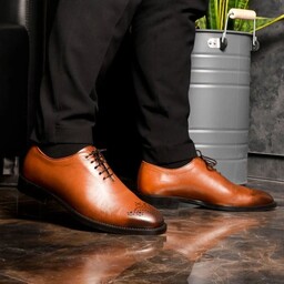 کفش مردانه مدل کلاسیک تمام چرم  کد 8011
