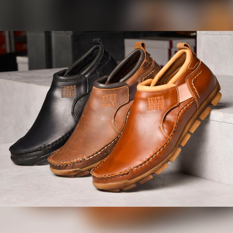کفش اسپرت مردانه بولتون هوستون تمام چرم طبیعی در رنگبندی متنوع و سایزبندی 40تا44