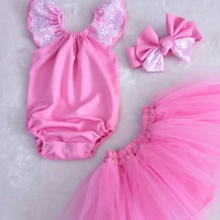 تاپ و دامن مجلسی نوزادی 