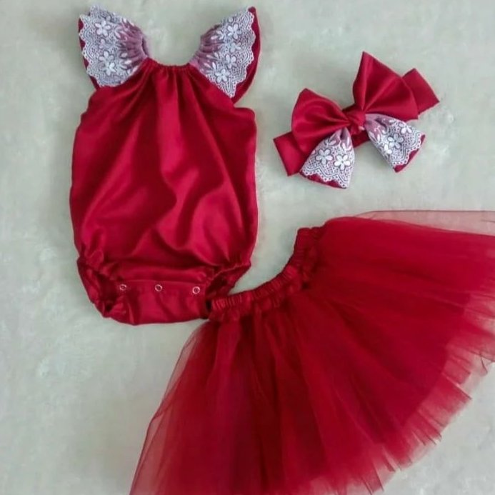 تاپ و دامن مجلسی نوزادی 