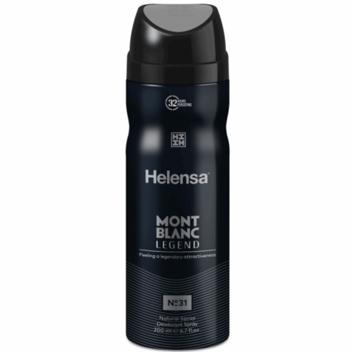 اسپری بدن هلنسا مردانه رایحه مونت بلنک لجند Helensa Mont Blanc Legend حجم 200 میل