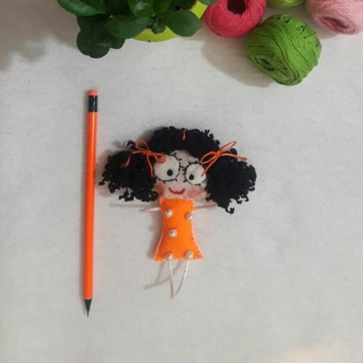 مگنت عروسک لوسی نارنجی