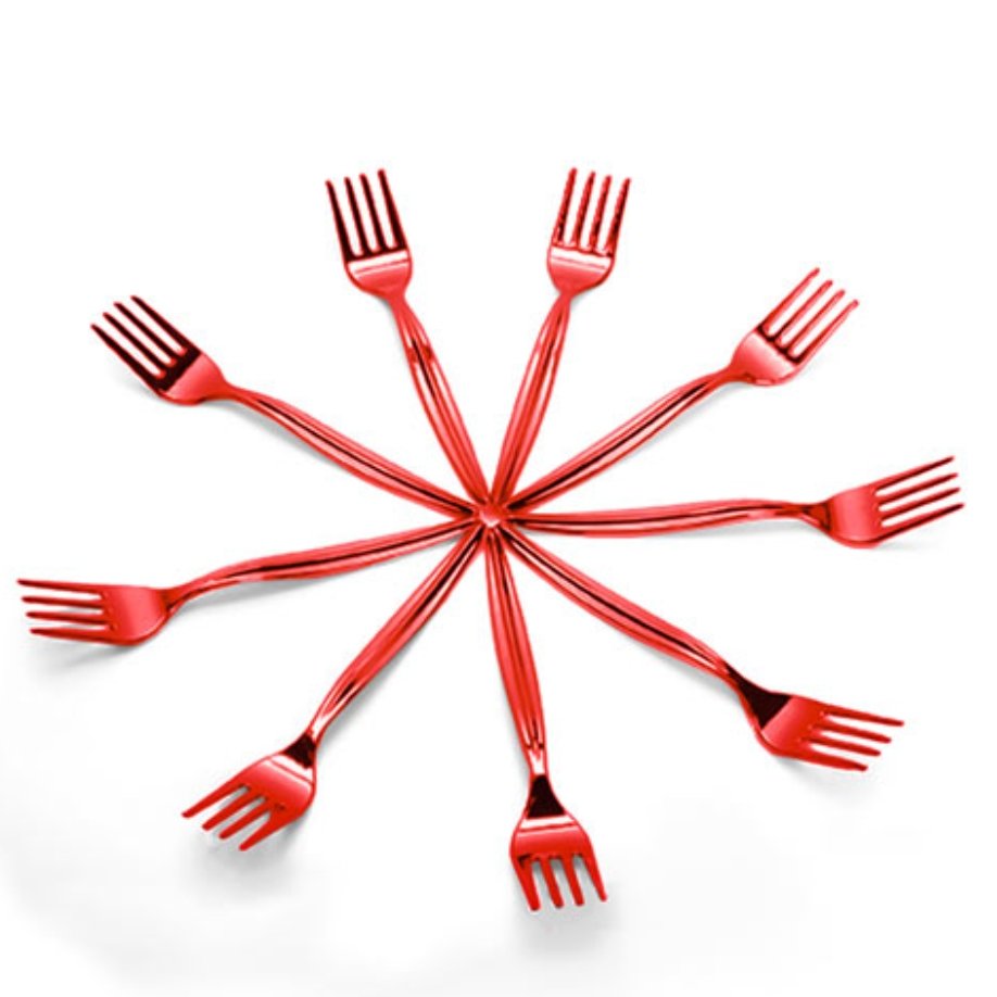 چنگال متالایز 12 عددی جنس اعلا 