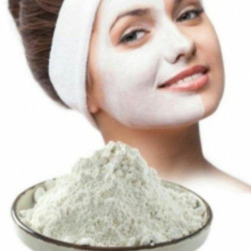 ماسک صورت خاک رس سفید، لایه بردار، پاکسازی صورت، رفع آلودگی پوست، سفید کننده و روشن کننده پوست ، رفع تیرگی پوست  