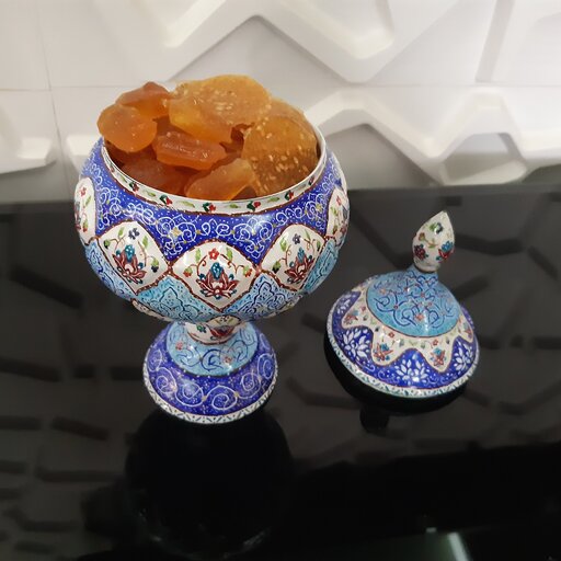 قندان(شکلاتخوری )مسی میناکاری سایز 20