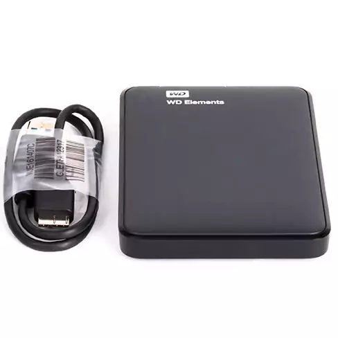 هارد اکسترنال 1 ترابایت وسترن دیجیتال گارانتی 1 ساله ریف مدل Elements Western Digital Elements External Hard Drive - 1TB