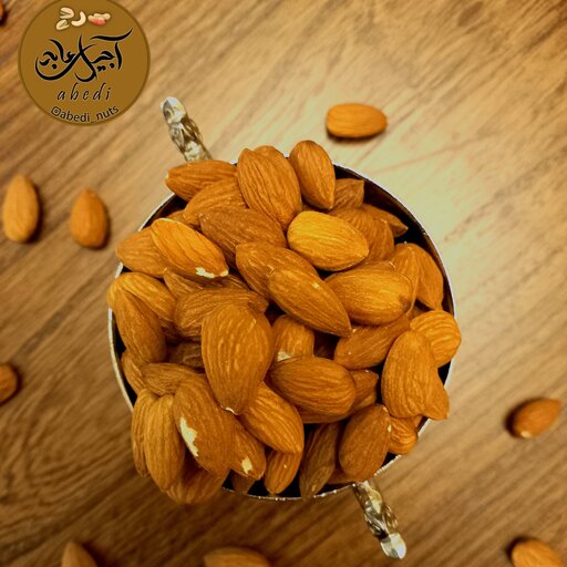 مغز بادام درختی خام سالم درشت تازه(500 گرمی)پس کرایه