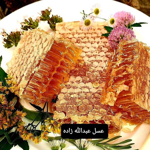 عسل طبیعی مومدار یونجه