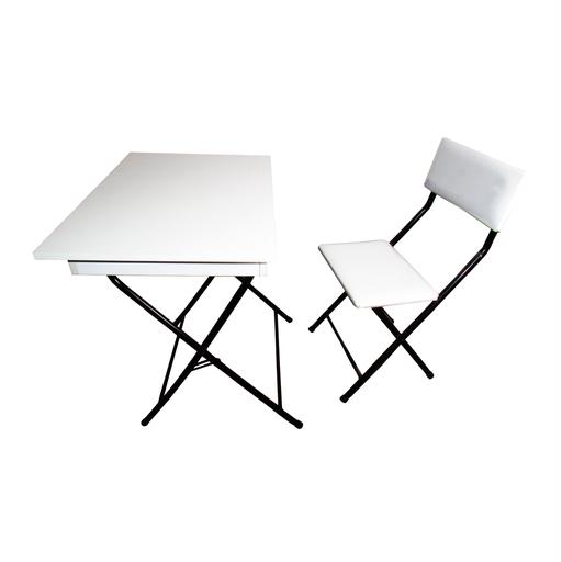 میز تحریر باکسدار ریلی با صندلی میزیمو مدل رنگی 