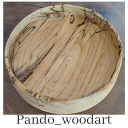 ظرف چوبی سرو و پذیرایی ساخته شده از چوب افرا و آب گریز شده با روغن گیاهی خارجی