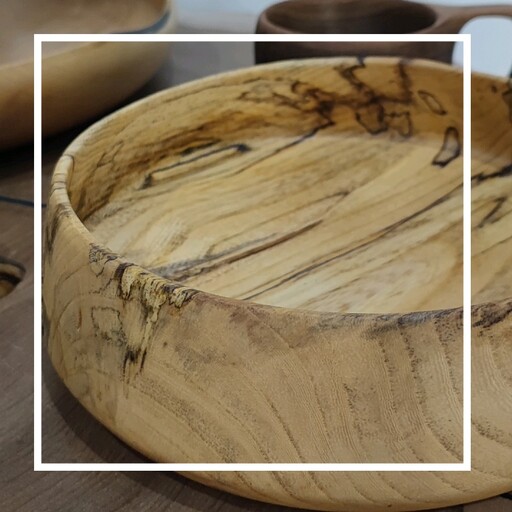 ظرف چوبی  ساخته شده با چوب افرا و آب گریز شده با روغن گیاهی خارجی 