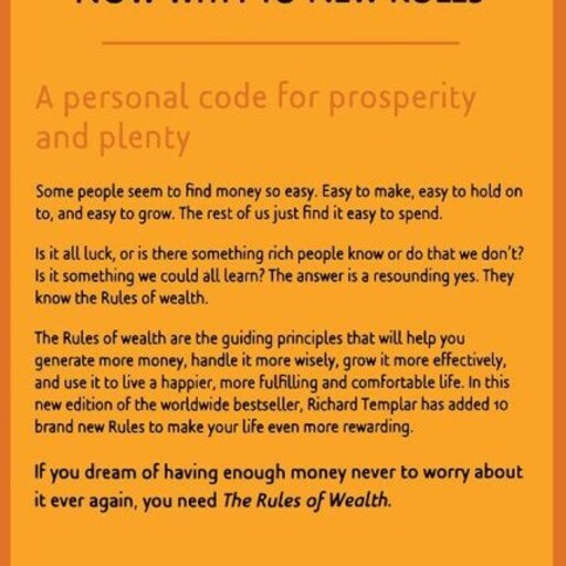 کتاب رمان قوانین سلامتی  THE RULES OF WEALTH 