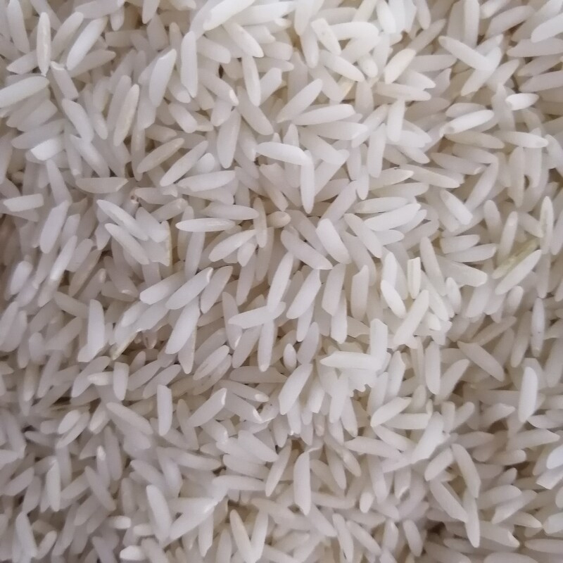 برنج هاشمی یک بار الک زده گیلان با پخت عالی پاک شده با دستگاه سوتینگ در بسته های یک کیلویی 