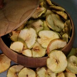 اسلایس سیب خشک بدون مواد سفیدکننده