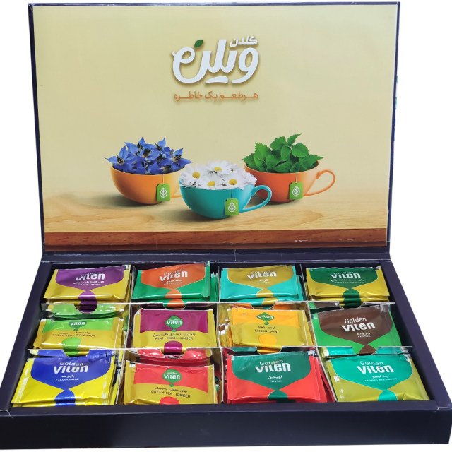 پک هدیه دمنوش گیاهی (شکوفه) 84عددی - گلدن ویلن