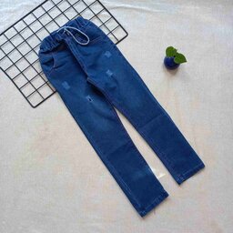 شلوار جین آبی و مشگی سایز 5 تا 15 سال