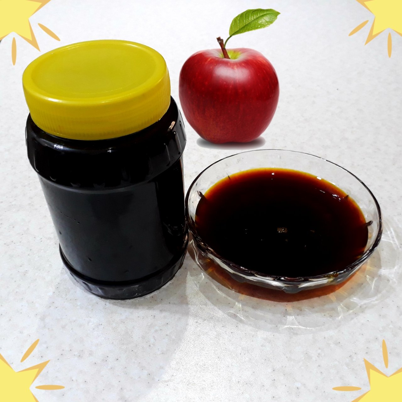 شیره سیب سنتی اعلا 24 بسته 1 کیلویی عمده