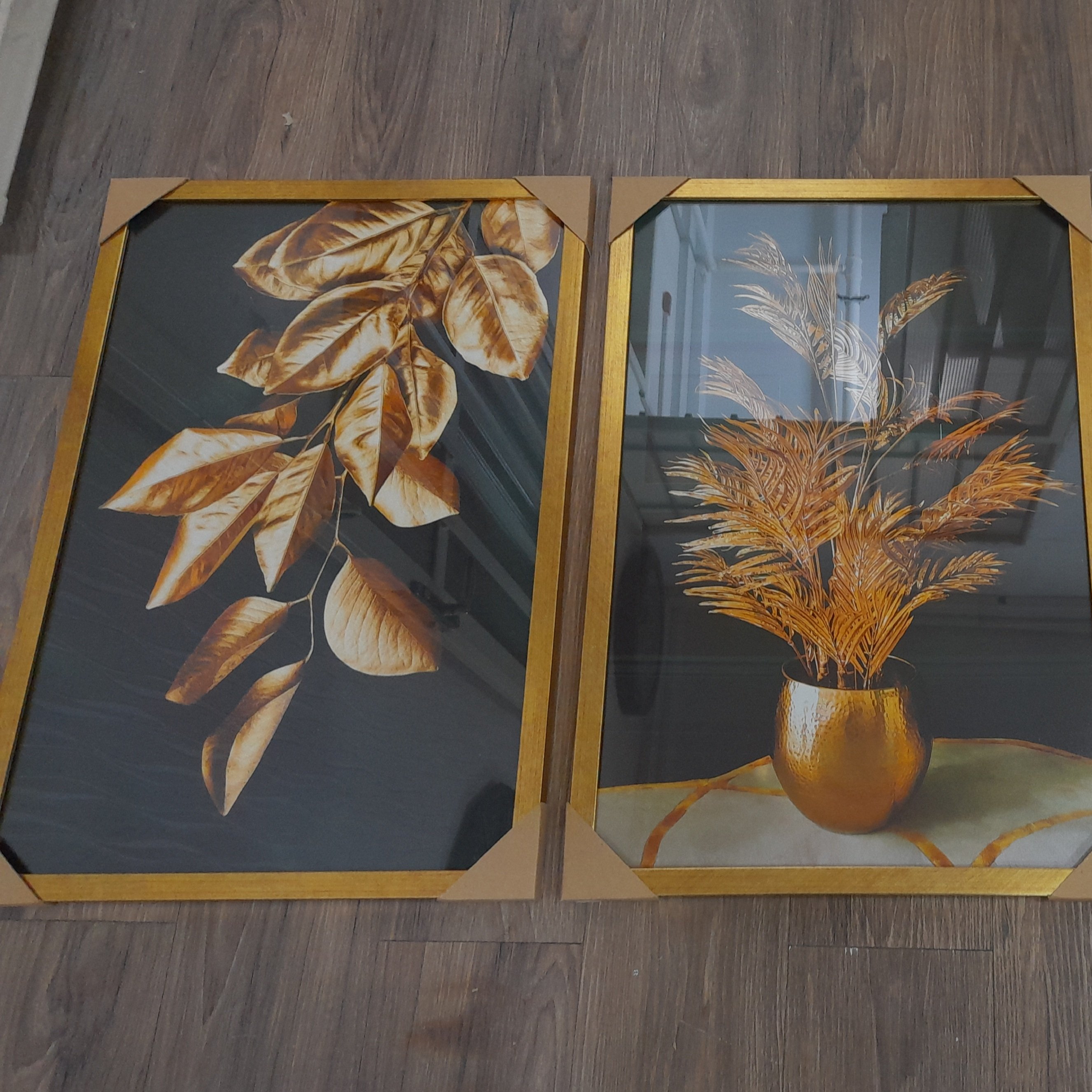 تابلو دکوراتیو 3تیکه طرح گلدان (پسکرایه)