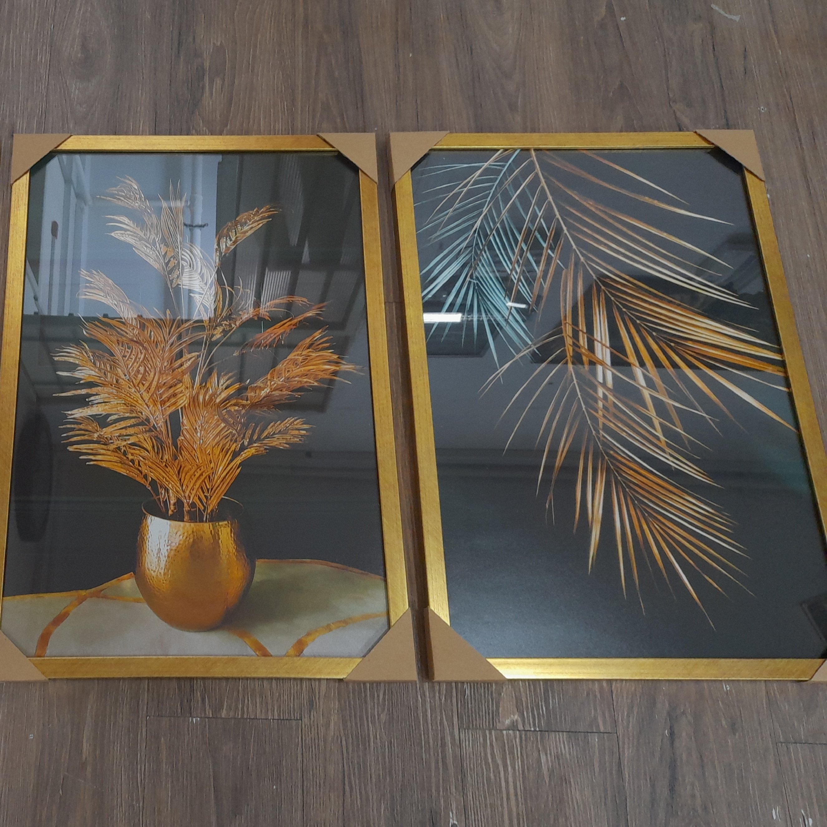 تابلو دکوراتیو 3تیکه طرح گلدان (پسکرایه)