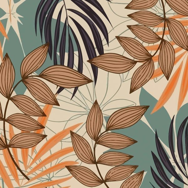 تابلو بوم چاپی لاویا طرح برگ کد ART-1191