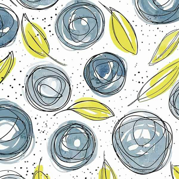 تابلو بوم چاپی لاویا طرح برگ و گل کد ART-1146