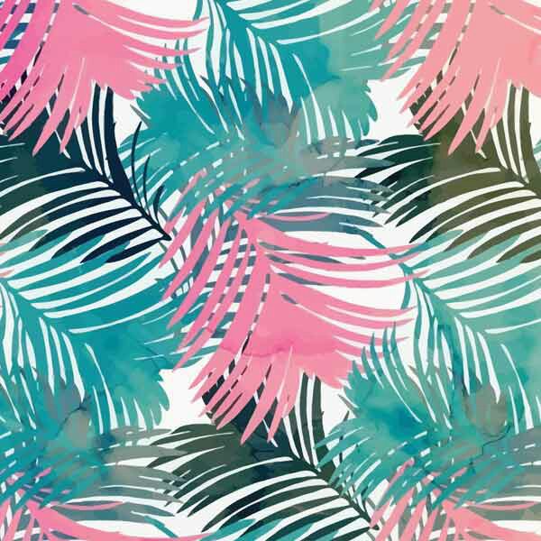 تابلو بوم چاپی لاویا طرح گل و برگ کد ART-1268