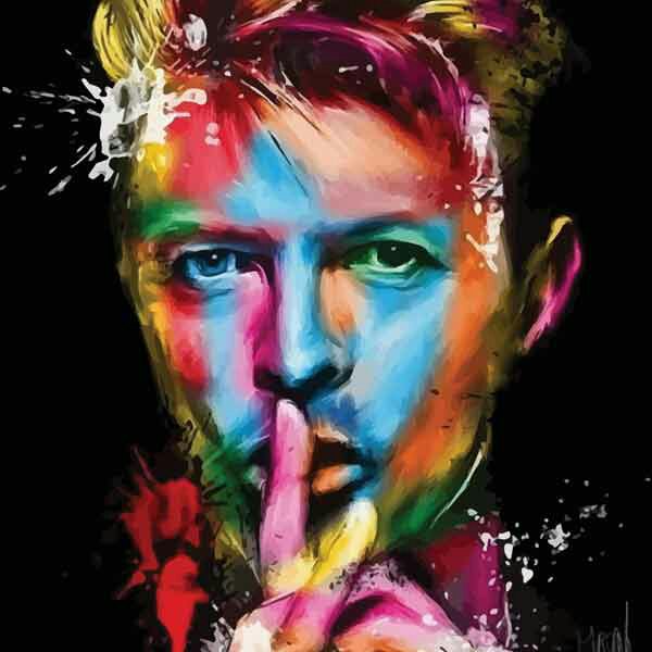 تابلو بوم چاپی لاویا طرح پرتره مرد کد ART-1225