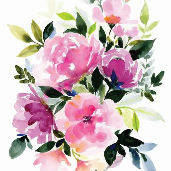 تابلو بوم چاپی لاویا طرح گل کد ART-1226