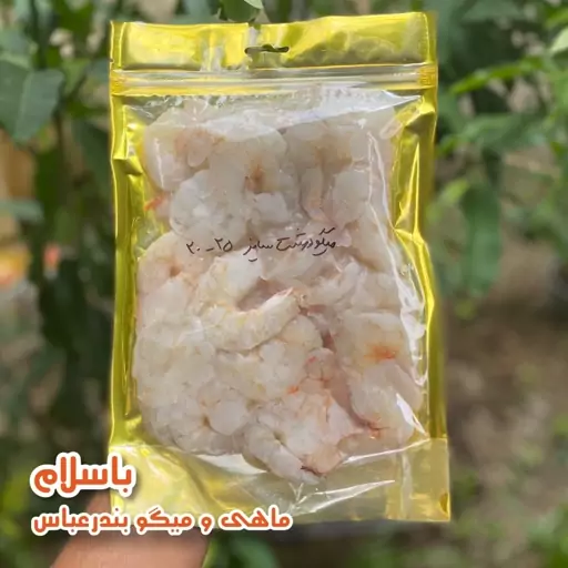 میگو دریایی سایز بزرگ ( 21 -30 ) تازه و صید روز بندرعباس (1کیلوگرم)