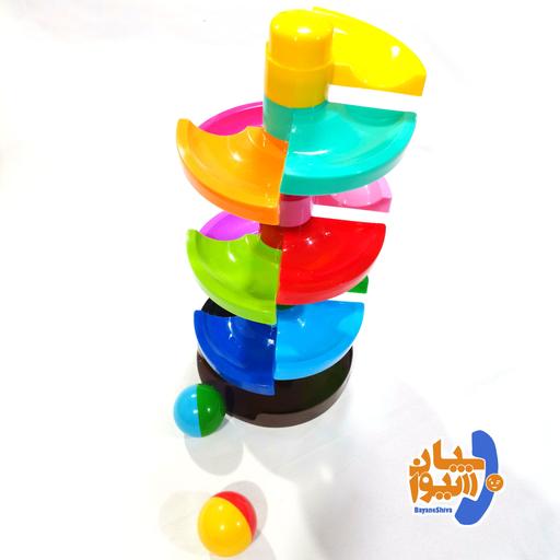 بازی پله پله محصولی از سنجاقک(12 پله  و دو توپ جغجغه ای) با کیفیت