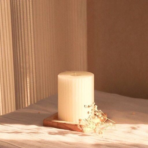 شمع با پارافین مرغوب قابل استفاده سفید رنگ سایز متوسط برند ماریکو 