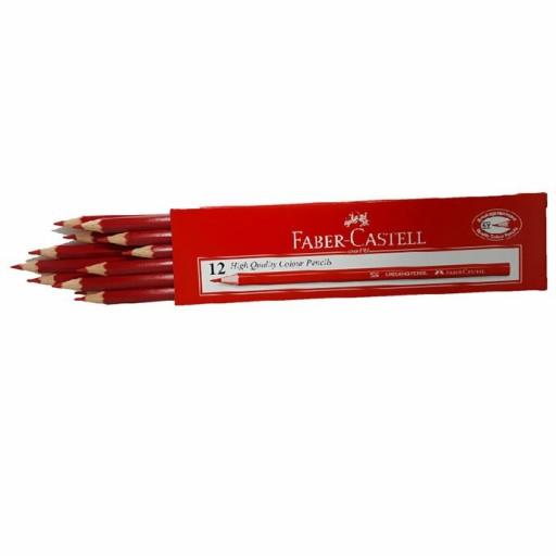 مداد قرمز بسته ای فابر کاستل
