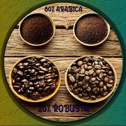 دان قهوه میکس 80  عربیکا 20 روبوستا  1000  گرمی تازه رست مناسب برای فرنچ پرس ، اسپرسو ساز ، روش‌های فیلتری ، لاته