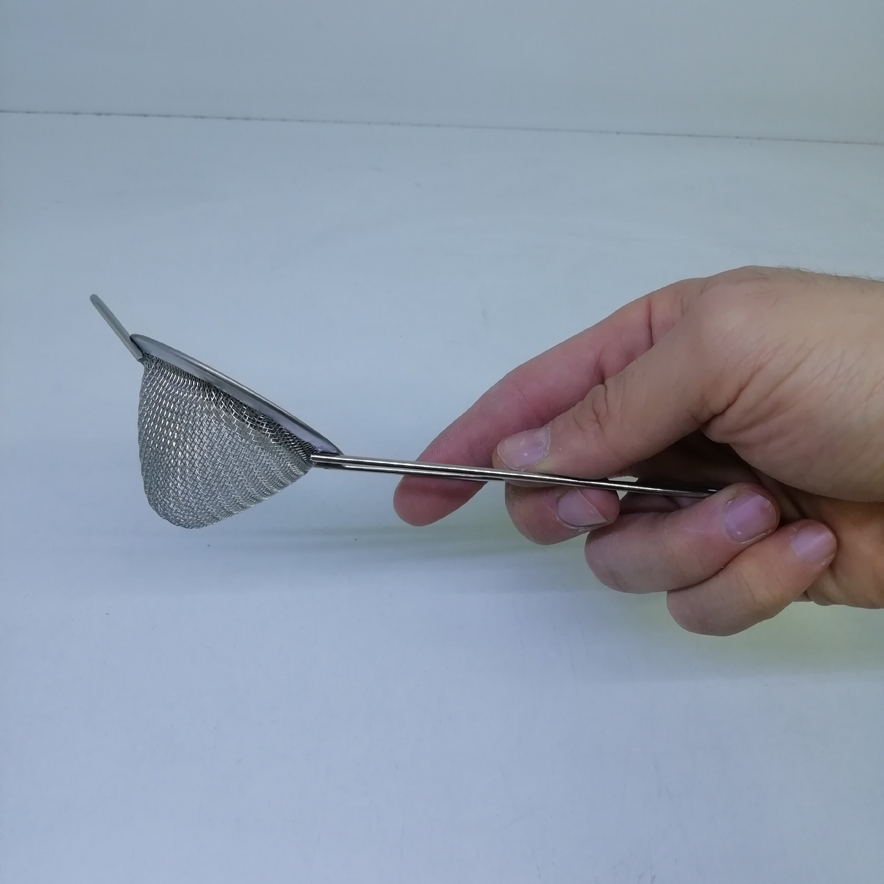 صافی چای استیل دسته دار کوچک