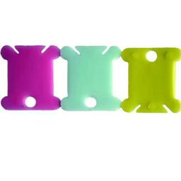 بوبین نخ مجموعه 20 عددی پلاستیک در رنگ های مختلف