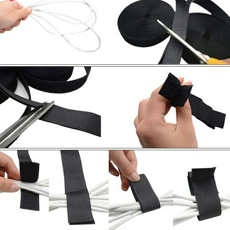 زیپ چسب پارچه ای نر و ماده مدل ZC-5050 به طول نیم متر