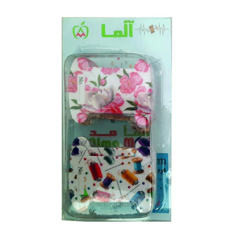 بوبین نخ آلما مدل 200 چاپ دار مقوایی روکش شده با پلاستیک محکم مجموعه 63 عددی