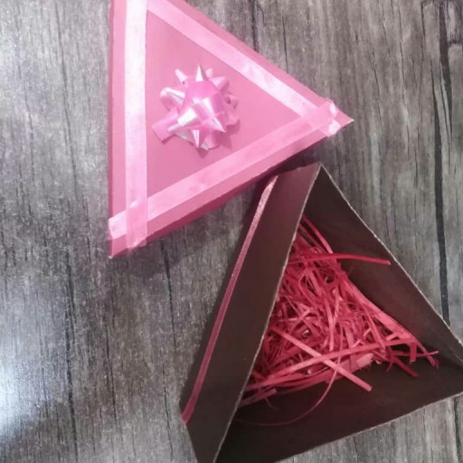 جعبه کادویی مثلث (پک 4عددی)