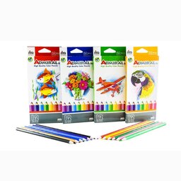 مداد رنگی مدادرنگی 12 رنگ ادمیرال ADMIRAL