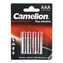 باتری 4 تایی نیم قلمی Camelion Plus Alkaline AAA