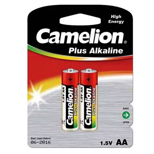 باتری دو تایی قلمی آلکالاین Camelion Plus AA LR6