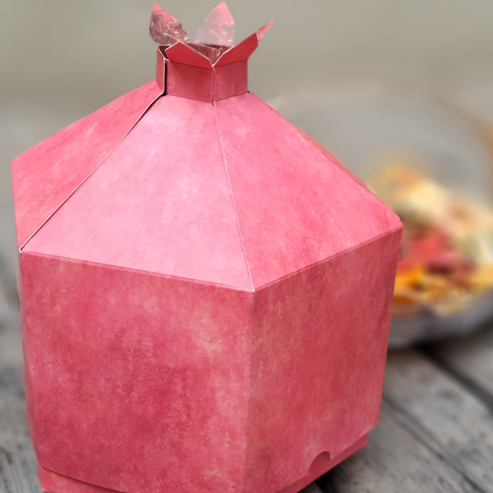 جعبه اناری میوه خشک لوکس مخصوص شب یلدا 500 گرمی