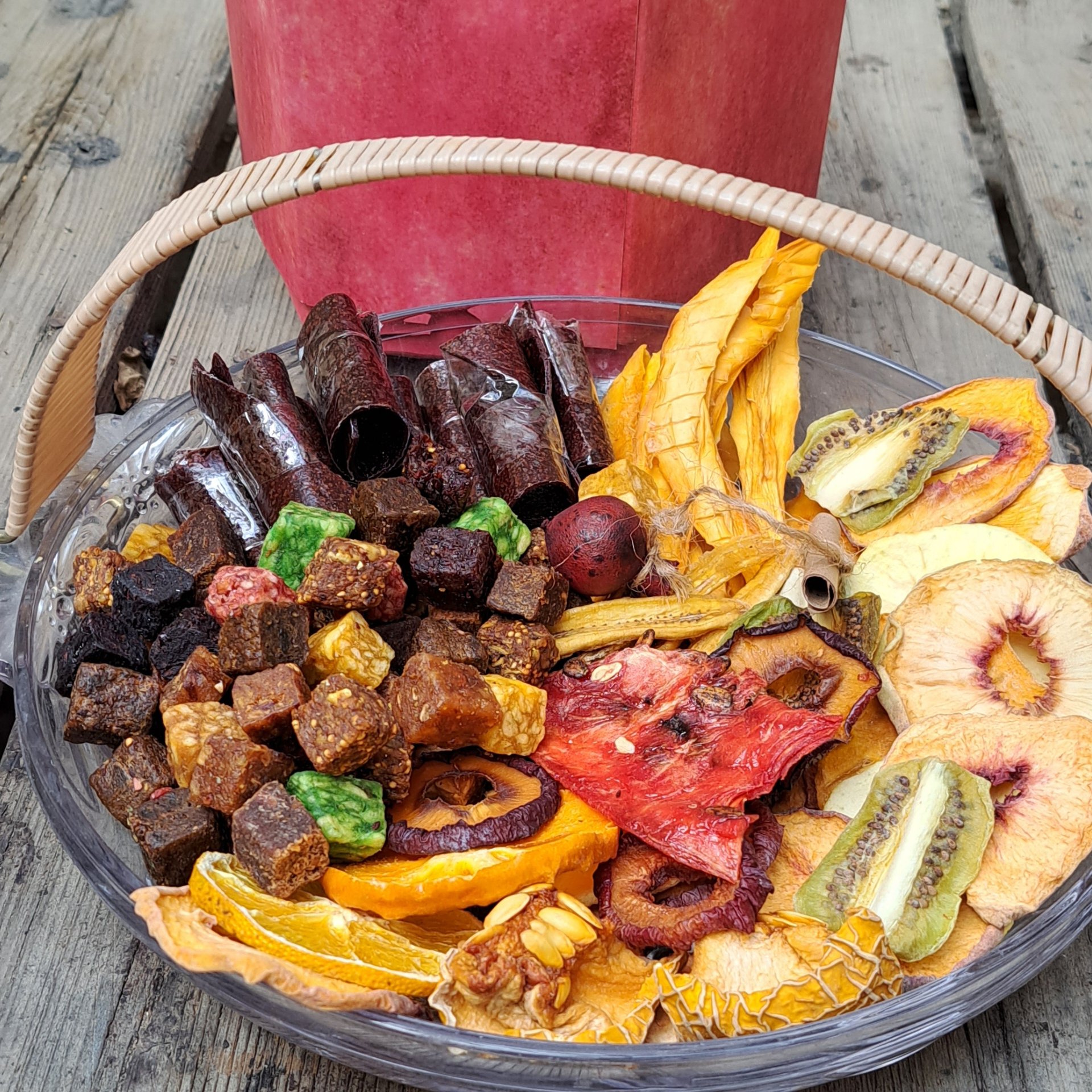 جعبه اناری میوه خشک لوکس مخصوص شب یلدا 500 گرمی