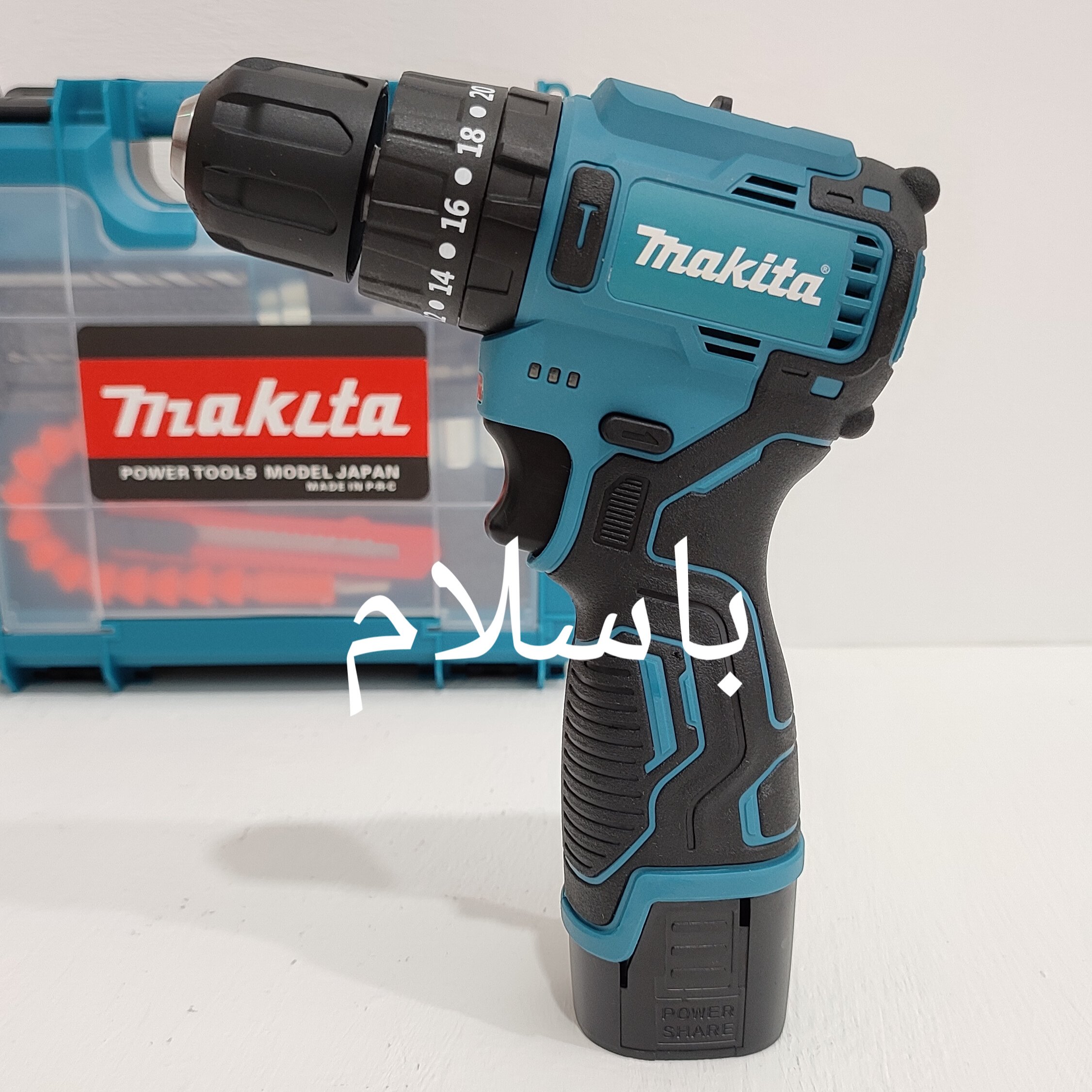 دریل شارژی ماکیتا 24 ولت موتور براشلس مدل makita 24-v