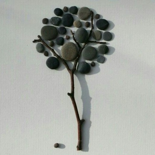 تابلو سنگ مدل درختی